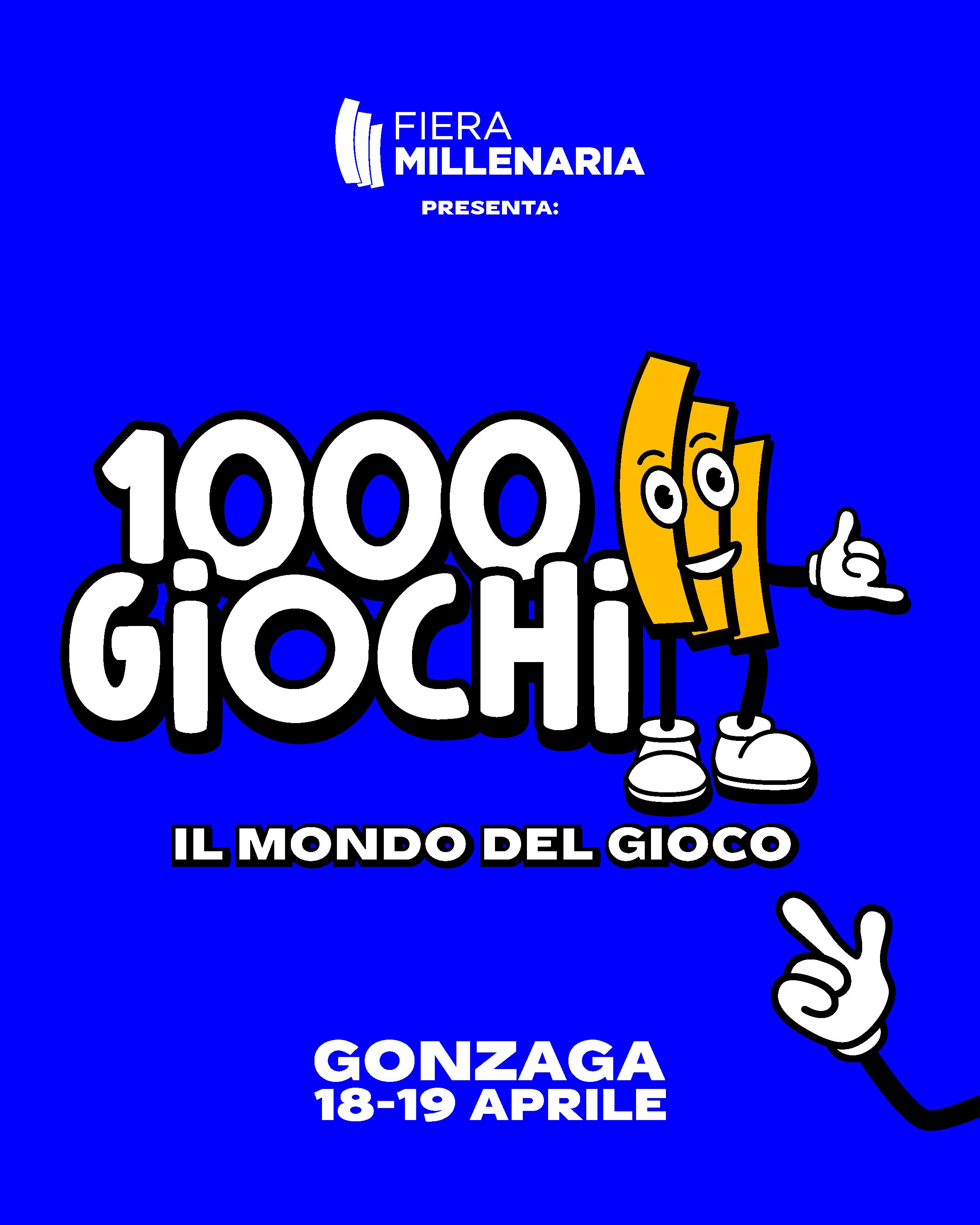 Arriva 1000Giochi, il nuovo evento dedicato al mondo del gioco e al divertimento